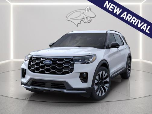 Space White Metallic 2026 Ford Explorer Platinum