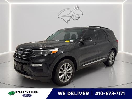 Agate Black 2023 Ford Explorer XLT