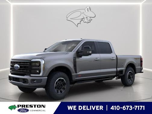 Light Blue Clearcoat Metallic 2025 Ford F-250 Platinum