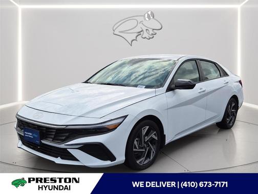 White 2025 Hyundai ELANTRA SEL Sport