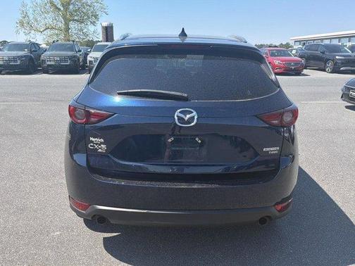 Deep Crystal Blue Mica 2021 Mazda CX-5 Grand Touring Reserve