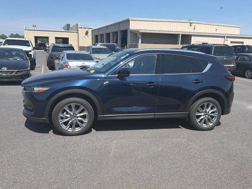 Deep Crystal Blue Mica 2021 Mazda CX-5 Grand Touring Reserve