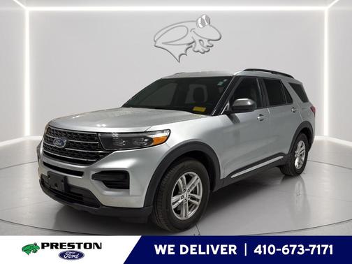 Iconic Silver 2023 Ford Explorer XLT