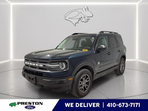 Alto Blue Metallic Tinted Clearcoat 2022 Ford Bronco Sport Big Bend