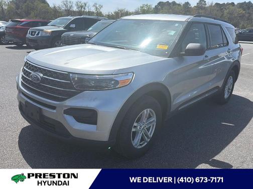Iconic Silver 2023 Ford Explorer XLT