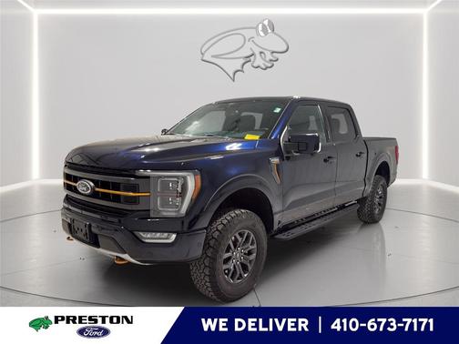 Blue 2022 Ford F-150 Tremor