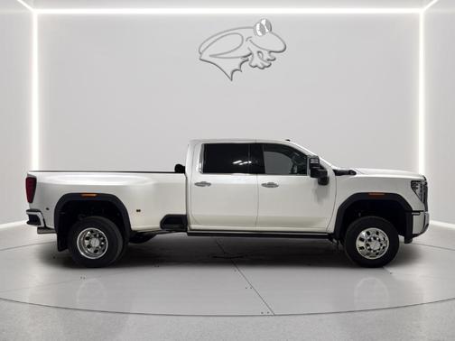 White Frost Tri-Coat 2024 GMC Sierra 3500 Denali Ultimate