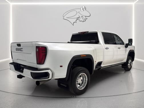 White Frost Tri-Coat 2024 GMC Sierra 3500 Denali Ultimate