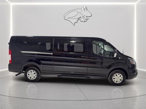 Agate Black 2023 Ford Transit-350 XLT