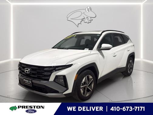 Serenity White Pearl 2025 Hyundai TUCSON SEL Convenience