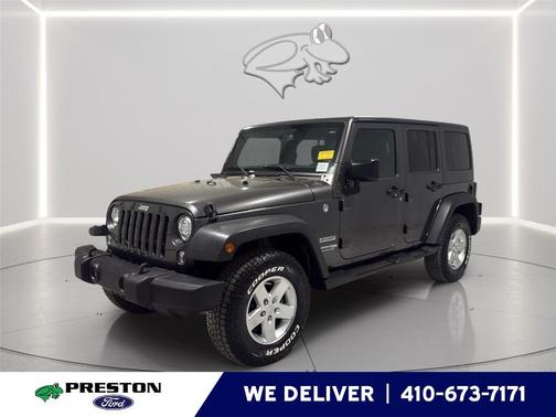 Granite Crystal Clearcoat Metallic 2018 Jeep Wrangler JK Unlimited Sport