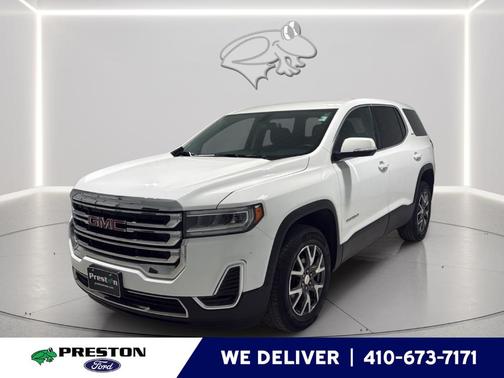 Summit White 2020 GMC Acadia SLE