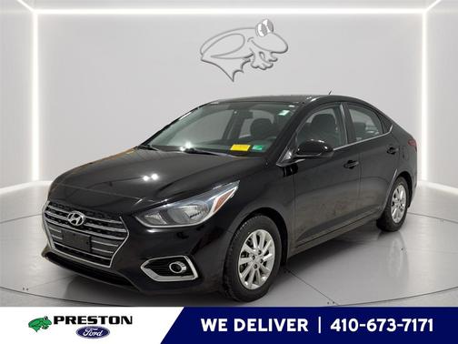 Absolute Black 2019 Hyundai Accent SEL