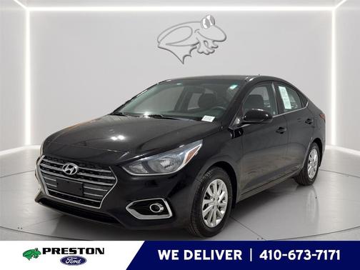 Absolute Black 2019 Hyundai Accent SEL