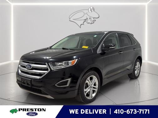 Shadow Black 2018 Ford Edge Titanium