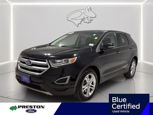 Shadow Black 2018 Ford Edge Titanium