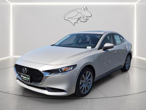 Platinum Quartz Metallic 2026 Mazda Mazda3 FWD w/Preferred Package
