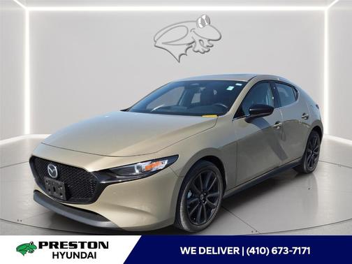 Zircon Sand Metallic 2024 Mazda Mazda3 2.5 Carbon Turbo