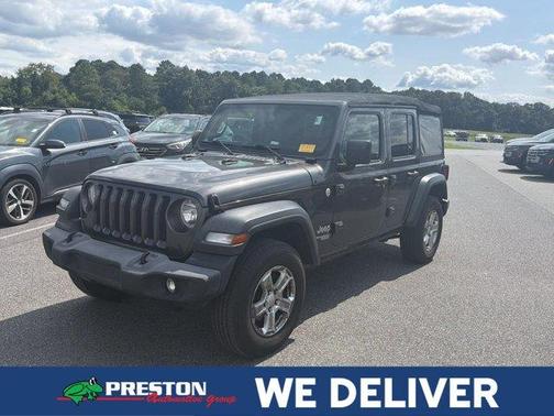 Granite Crystal Clearcoat Metallic 2018 Jeep Wrangler Unlimited Sport