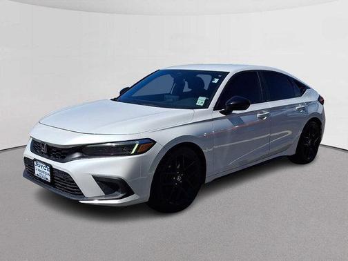 Platinum White Pearl 2023 Honda Civic Sport