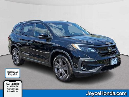 Crystal Black Pearl 2022 Honda Pilot Sport