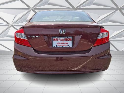 Red 2012 Honda Civic EX