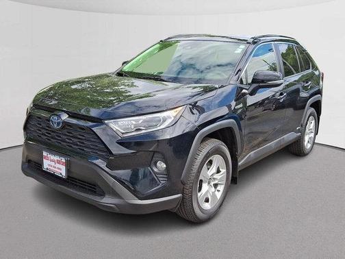 Midnight Black Metallic 2021 Toyota RAV4 Hybrid XLE