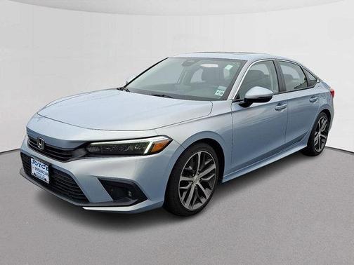 Morning Mist Metallic 2023 Honda Civic Touring