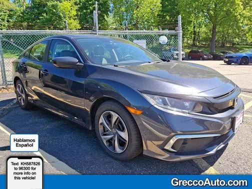 Cosmic Blue Metallic 2019 Honda Civic LX