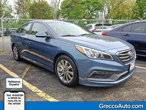 Nouveau Blue 2017 Hyundai SONATA Sport