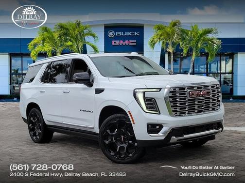 Glacier White Tricoat 2026 GMC Yukon Denali
