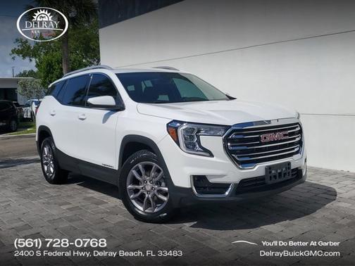 Summit White 2023 GMC Terrain SLT