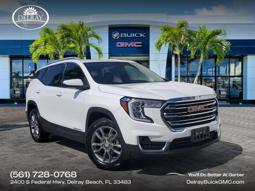 Summit White 2023 GMC Terrain SLT