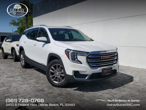 Summit White 2023 GMC Terrain SLT