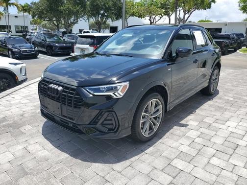 Black 2022 Audi Q3 S line Premium Plus