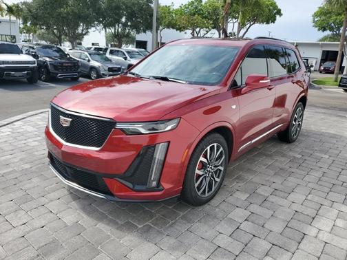 Radiant Red Tintcoat 2024 Cadillac XT6 AWD Sport