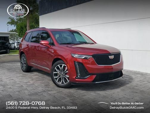 Radiant Red Tintcoat 2024 Cadillac XT6 AWD Sport