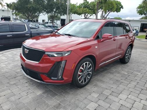Radiant Red Tintcoat 2024 Cadillac XT6 AWD Sport