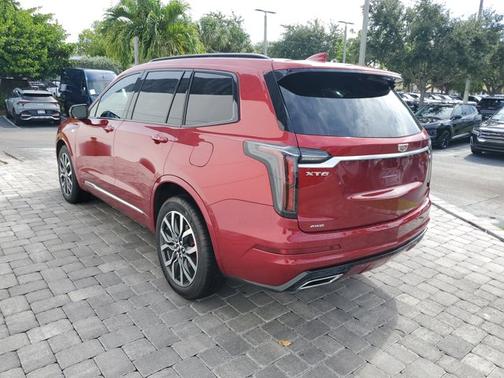 Radiant Red Tintcoat 2024 Cadillac XT6 AWD Sport
