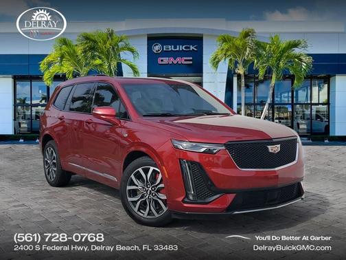 Radiant Red Tintcoat 2024 Cadillac XT6 AWD Sport