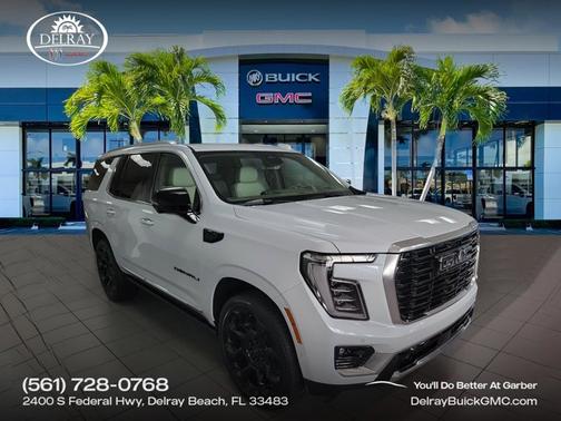 Glacier White Tricoat 2026 GMC Yukon Denali