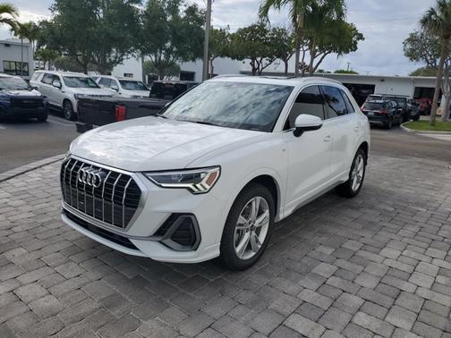 White 2024 Audi Q3 S line Premium