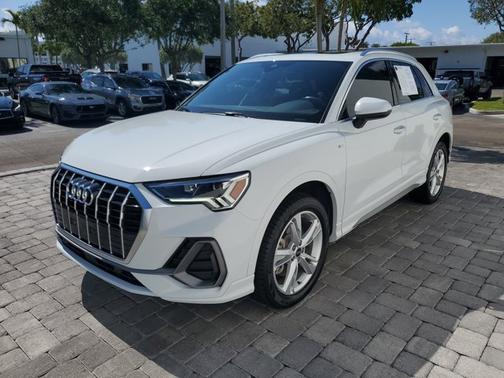White 2024 Audi Q3 S line Premium
