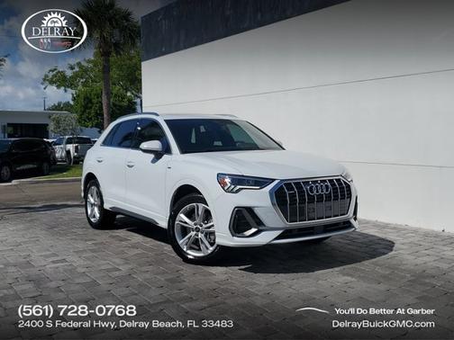 White 2024 Audi Q3 S line Premium