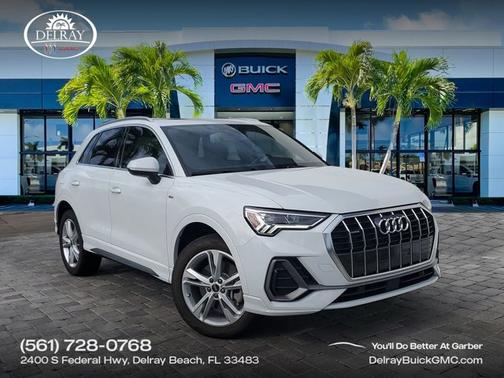 White 2024 Audi Q3 S line Premium