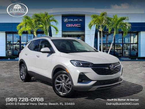 White Frost Tricoat 2023 Buick Encore GX Essence