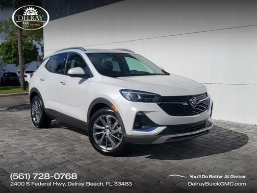 White Frost Tricoat 2023 Buick Encore GX Essence