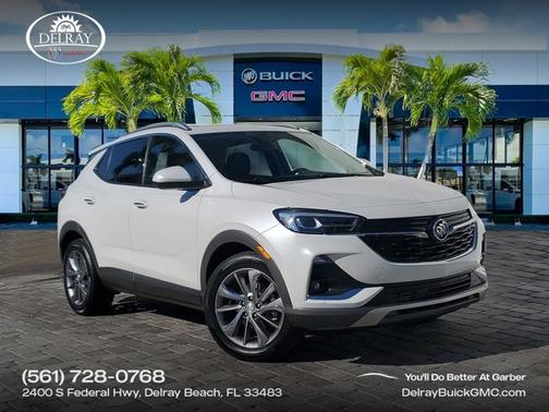 White Frost Tricoat 2023 Buick Encore GX Essence