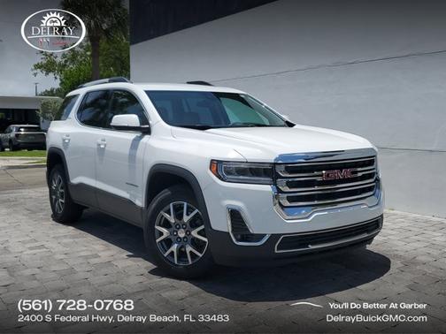 Summit White 2023 GMC Acadia SLT