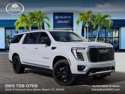 Glacier White Tricoat 2026 GMC Yukon XL Denali